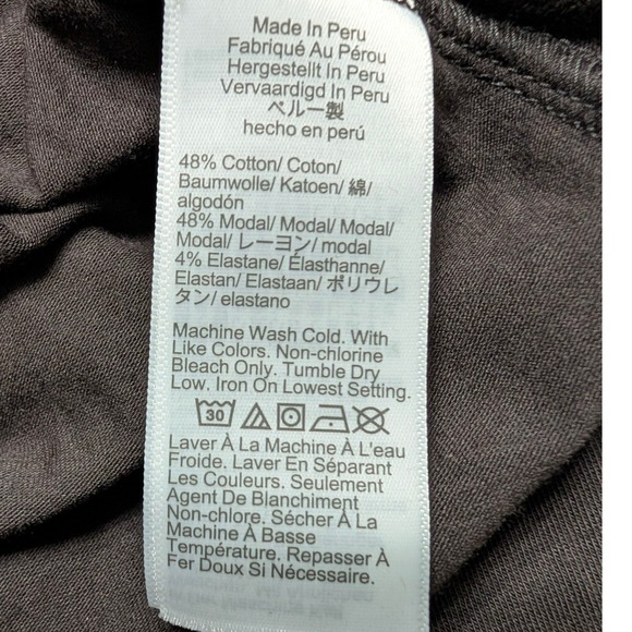 Madewell Womens Molasses Brown Side-Ruched Mockneck Sleeveless Tank Top size XS - Picture 9 of 10